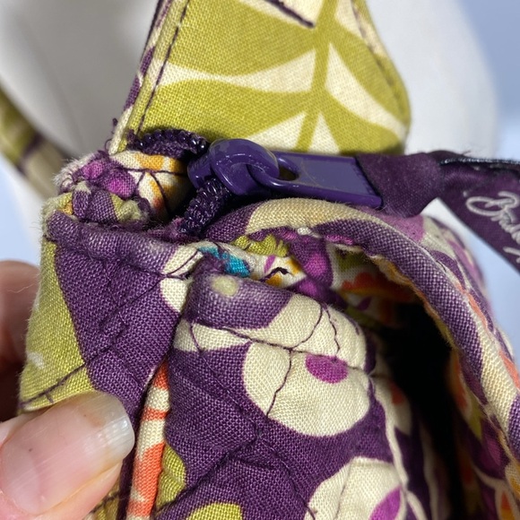 Vera Bradley Retired Plum Crazy Colorful Patterned Crossbody Shoulder Bag - Picture 15 of 16